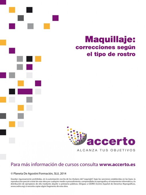 Title details for Maquillajes, correcciones según el tipo de rostro by Accerto - Available